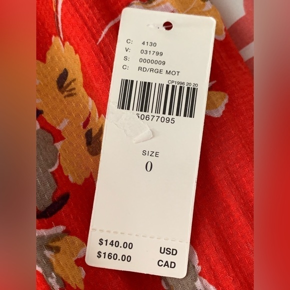 NWT Conversations by Anthropologie Colloquial Off The Shoulder Floral Midi Dress - Picture 9 of 14